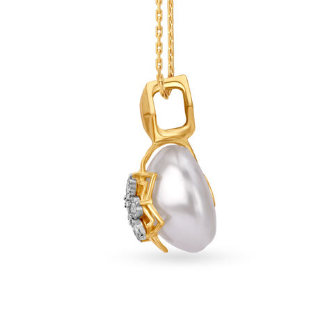 Regal Crystal Diamond Pendant