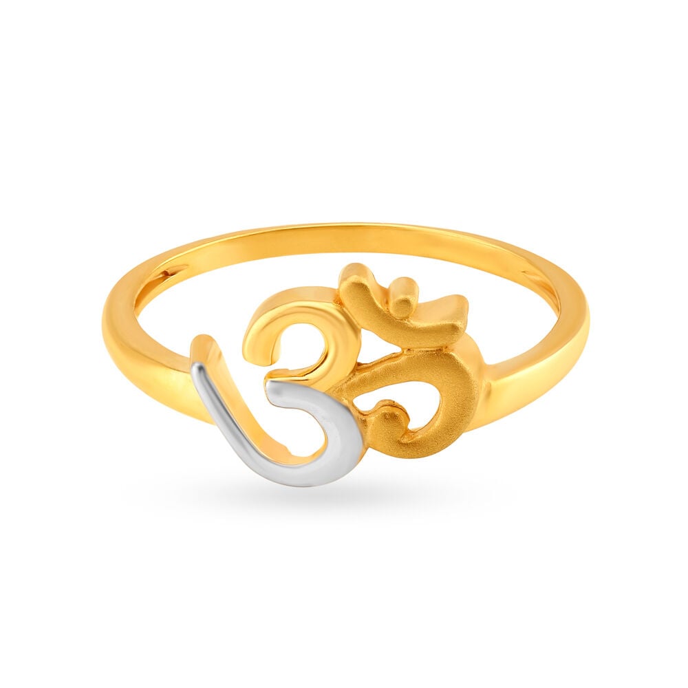 Tanishq om clearance ring