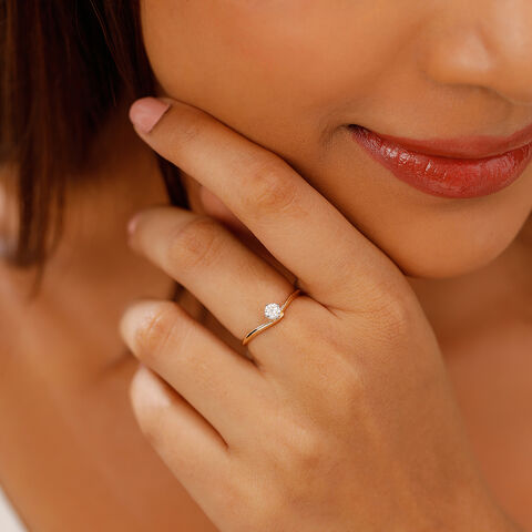 Enchanted Union Solitaire Finger Ring