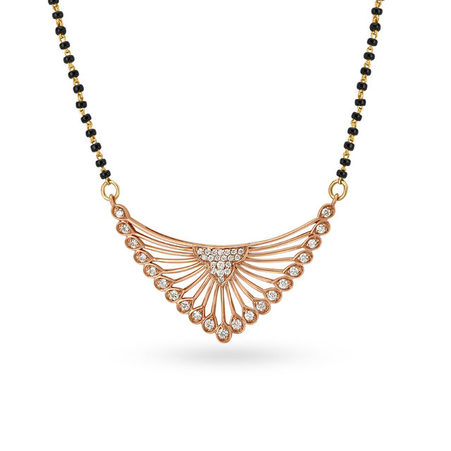 Astounding Artistic Diamond Mangalsutra,,hi-res image number null