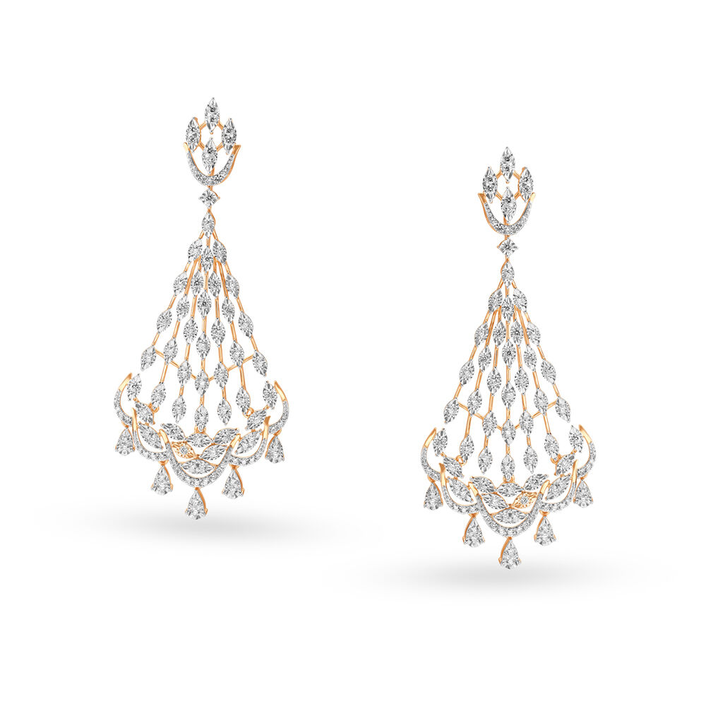 Diamond danglers outlet by tanishq