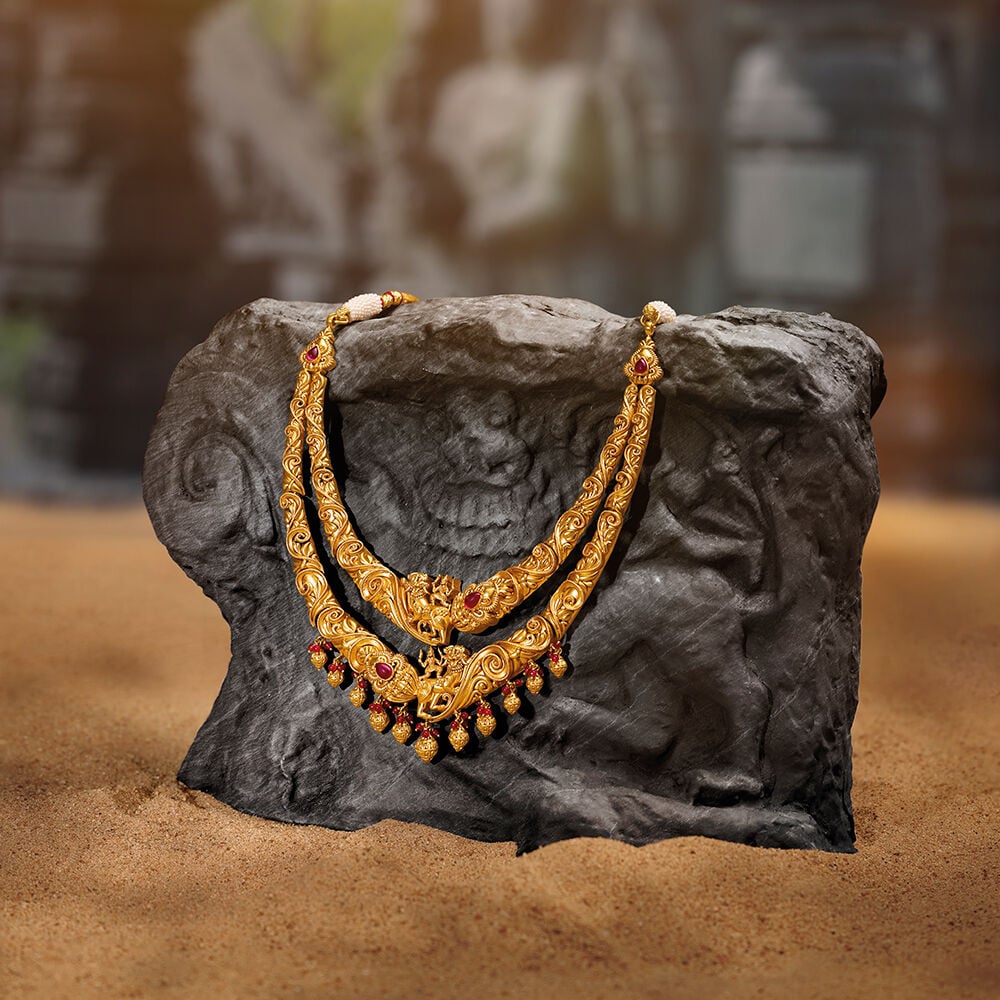 Necklace best sale from tanishq