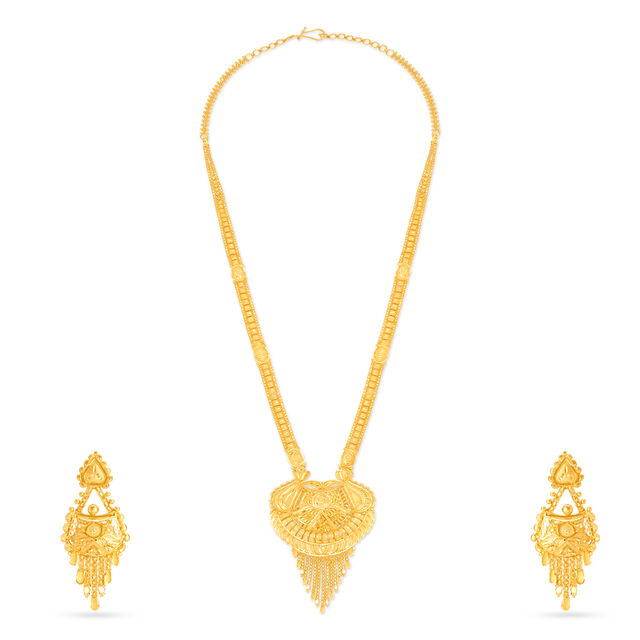 Dazzling Gold Necklace Set,,hi-res image number null