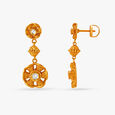 Opulent Floral Drop Earrings,,hi-res image number null
