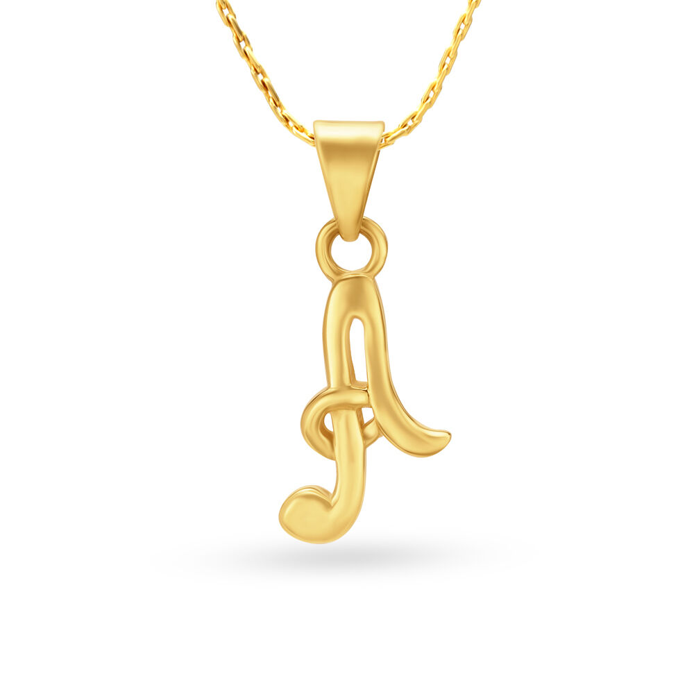 Tanishq alphabet pendants best sale