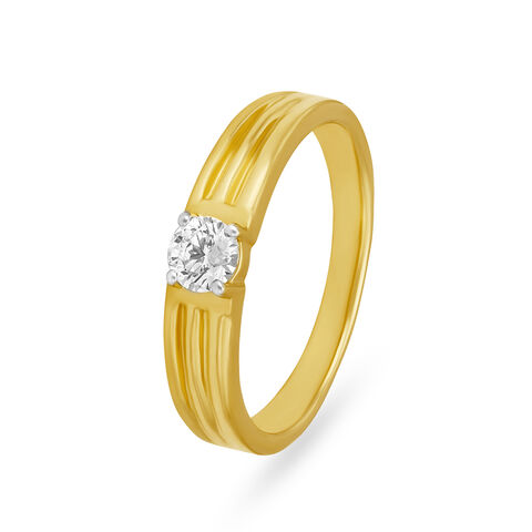 Regal Bond Solitaire Ring for Men