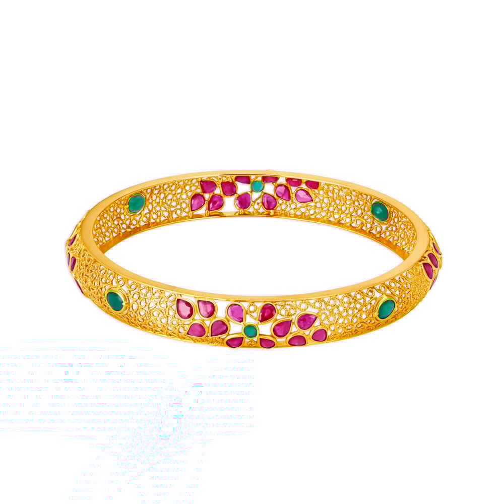 Ruby bangles hotsell tanishq