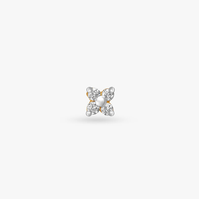 Dazzling Diamond Nose Pin,,hi-res image number null