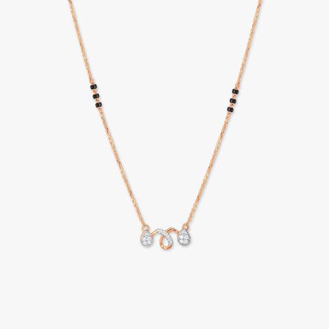 Elegant Twist Diamond Mangalsutra