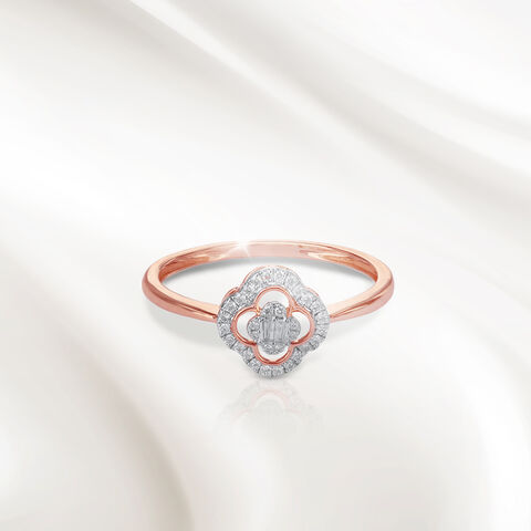 Vintage Bloom Diamond Ring