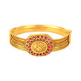 Brilliant Floral Gold Bangle,,hi-res image number null