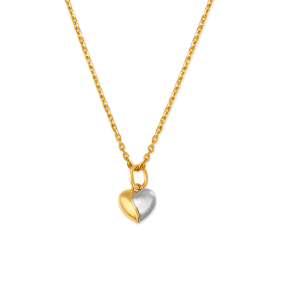 Heart shaped pendant in gold tanishq top