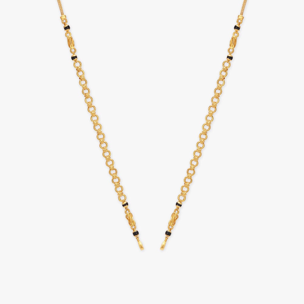 Tanishq long gold mangalsutra online