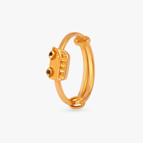 Little Bot Gold Ring for Kids
