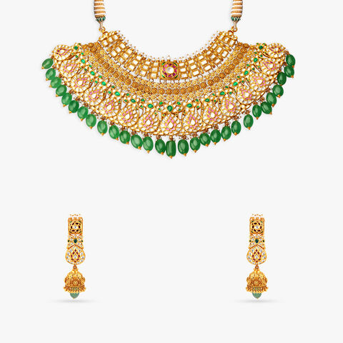 Royal Canopy Gold Necklace set