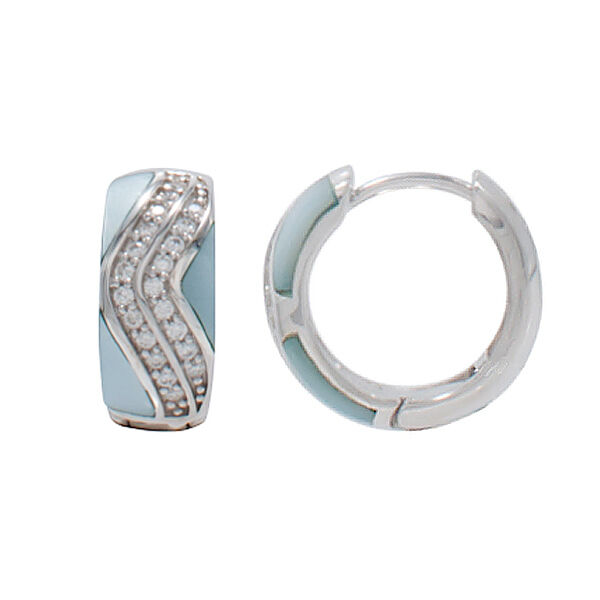 Movement Inspired 92.5 Silver Hoop Earrings Tanishq Online Store