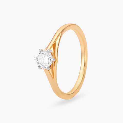 Sparkling Vow Diamond Solitaire Finger Ring