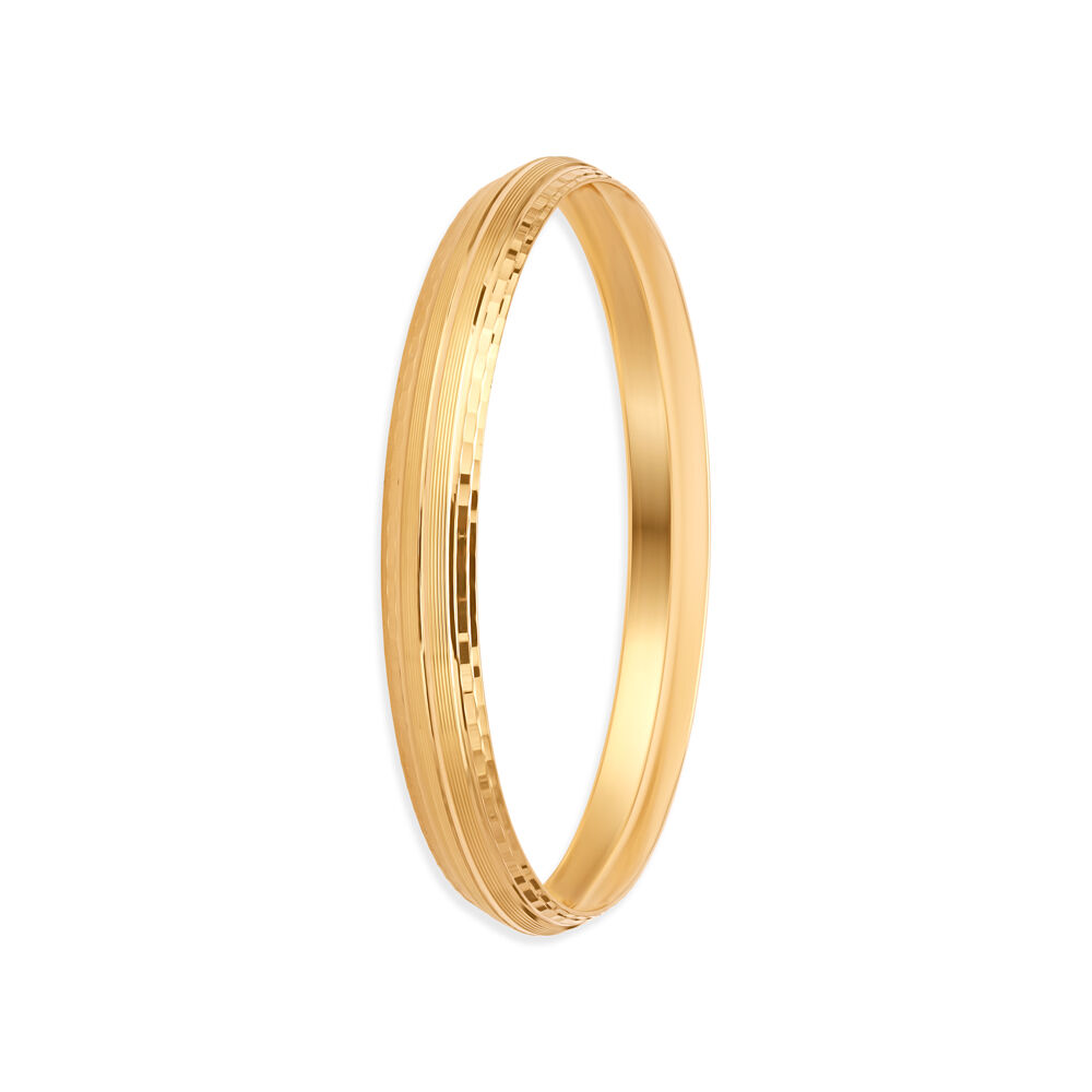 Splendid Gold Kada for Men