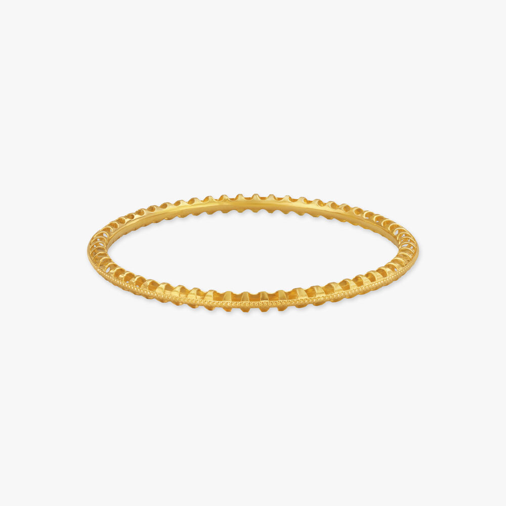 Radiant Horizon Gold Bangles