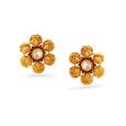 Ethnic Floral Stud Earrings,,hi-res image number null