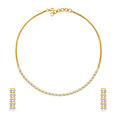 Avanne Diamond Necklace Earrings Set,,hi-res image number null