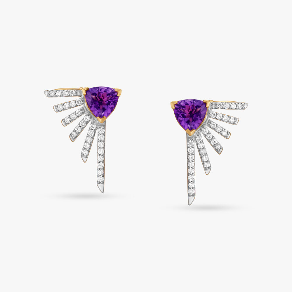 Details more than 137 amethyst diamond earrings best