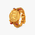 Karandhai Coin Signet Ring,,hi-res image number null