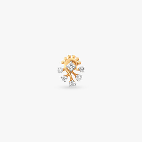 Celestial Blossom Nose Pin