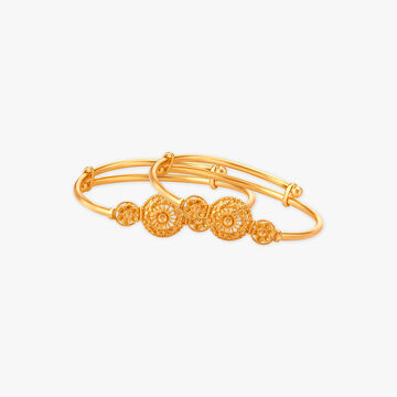 Intricate Filigree Bangles for Kids