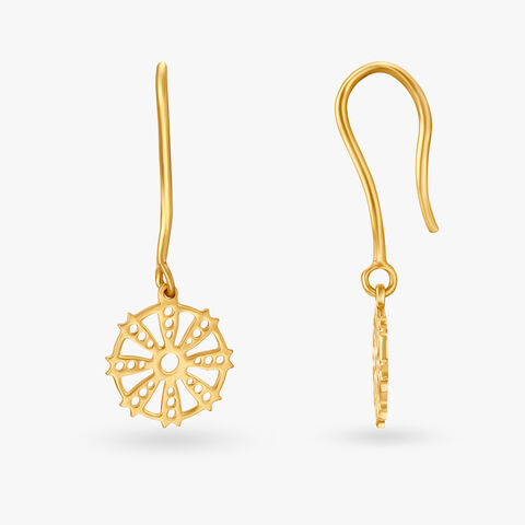 Magnificent Floral Hoop Earrings for Kids