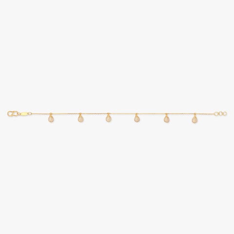 Dewdrop Trail Gold Bracelet