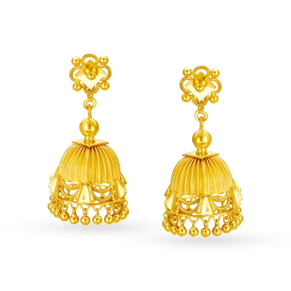 Tanishq shop jhumkas online