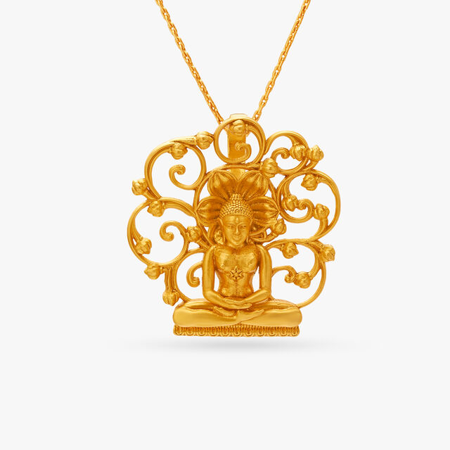 Charming Lord Mahavir Pendant,,hi-res image number null