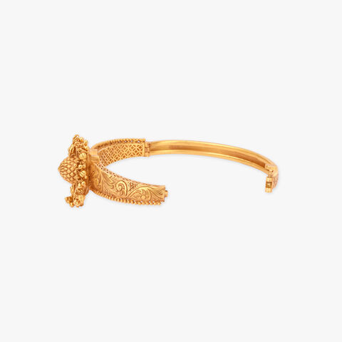 Flame Aura Gold Bangle