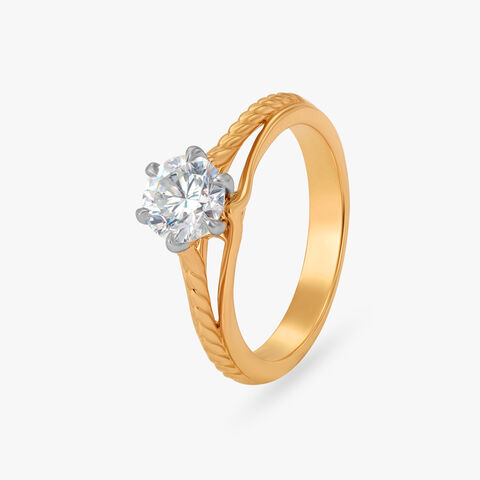 Luminous Elegance Celeste Solitaire Ring