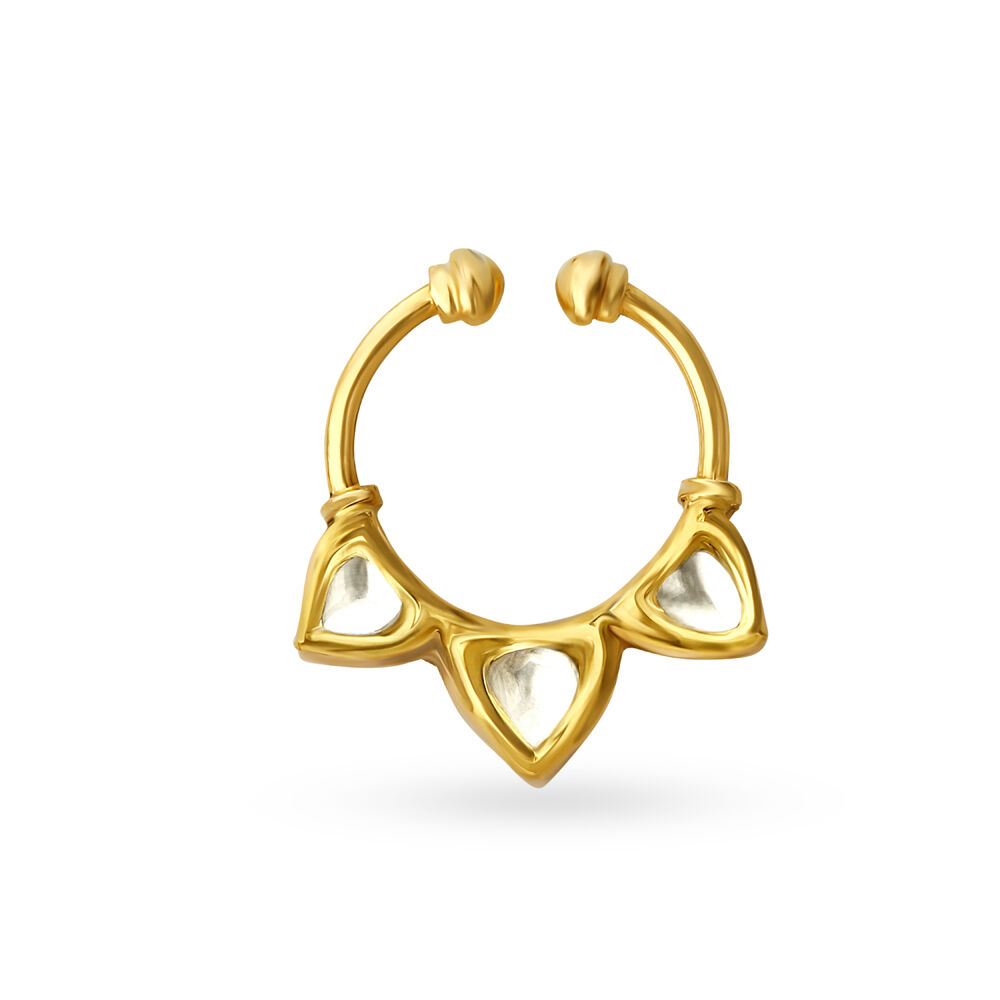 Gold nathiya tanishq hot sale
