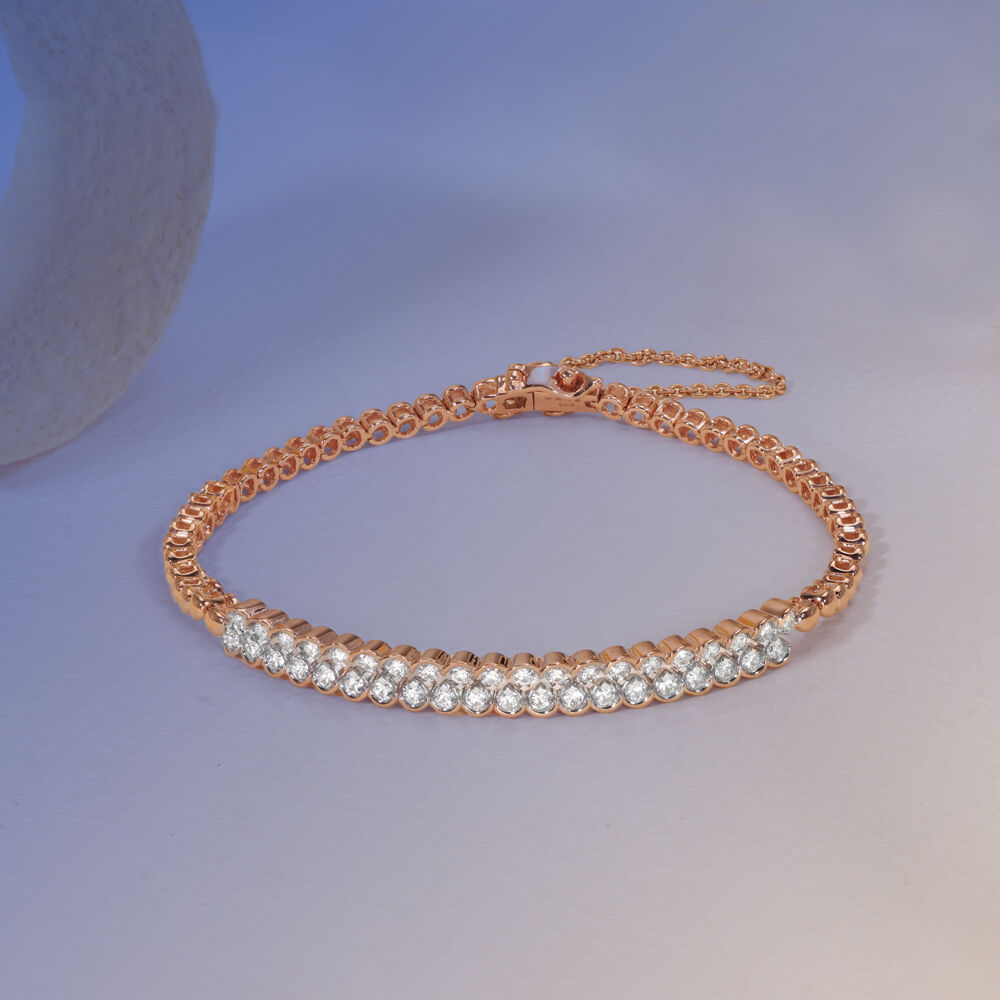 Woven Sparkles Tennis Bracelet