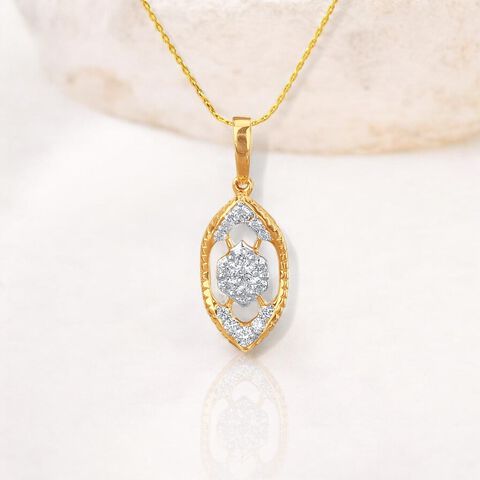 Radiant Nest Diamond Pendant