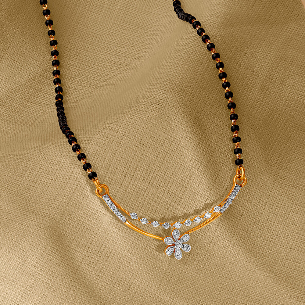 Diamond mangalsutra designs with price in tanishq online