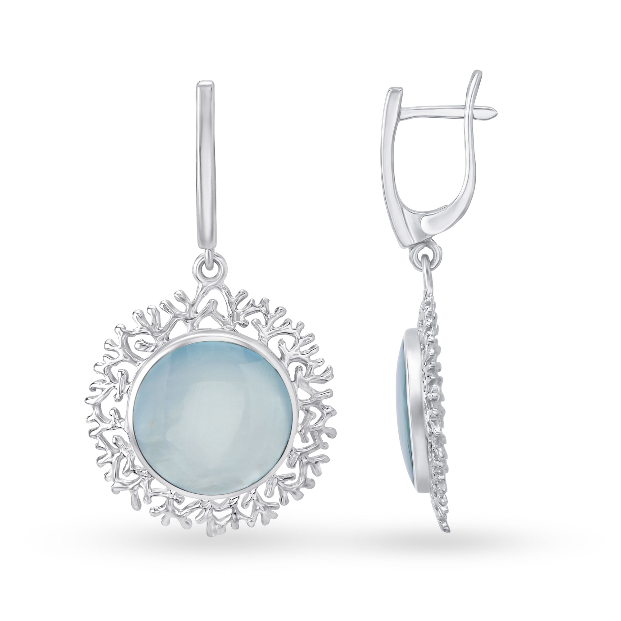Silver earrings cheap online tanishq