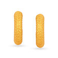 22 KT Yellow Gold Artsy Stud Earrings,,hi-res image number null