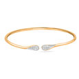 Mamma Mia 14 KT Yellow Gold Glam Chic  Bangle,,hi-res image number null