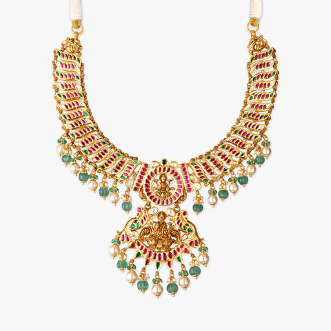 Divine Lotus Gold Necklace