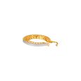 Sleek 22 Karat Yellow Gold Hoop Earrings,,hi-res image number null