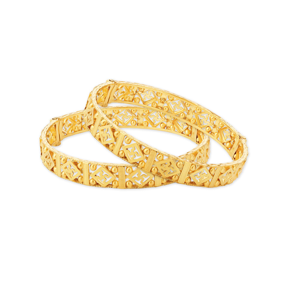 Gold bangles tanishq hot sale online