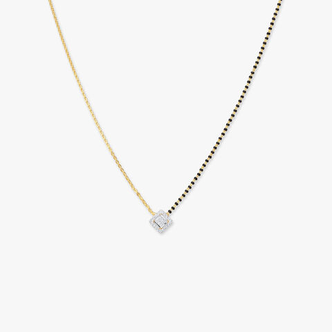 Square Radiance Diamond Mangalsutra