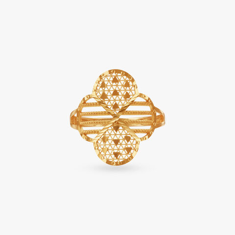 Stellar Mosaic Gold Ring