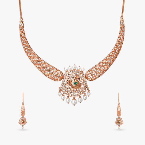 Regal Majesty Diamond Necklace Set