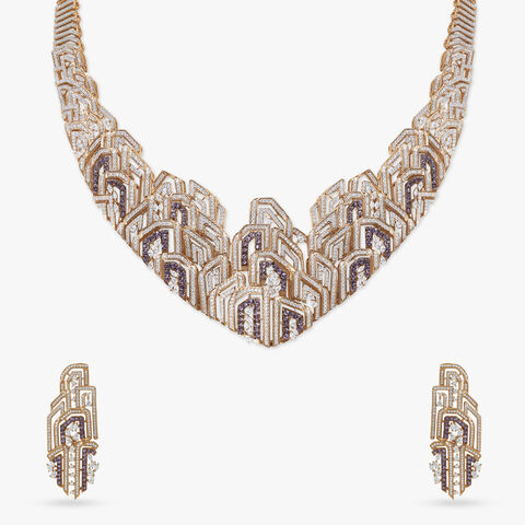 Royal Radiance Diamond Necklace Set