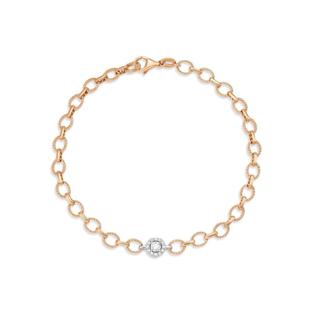 Rose gold bracelet top tanishq
